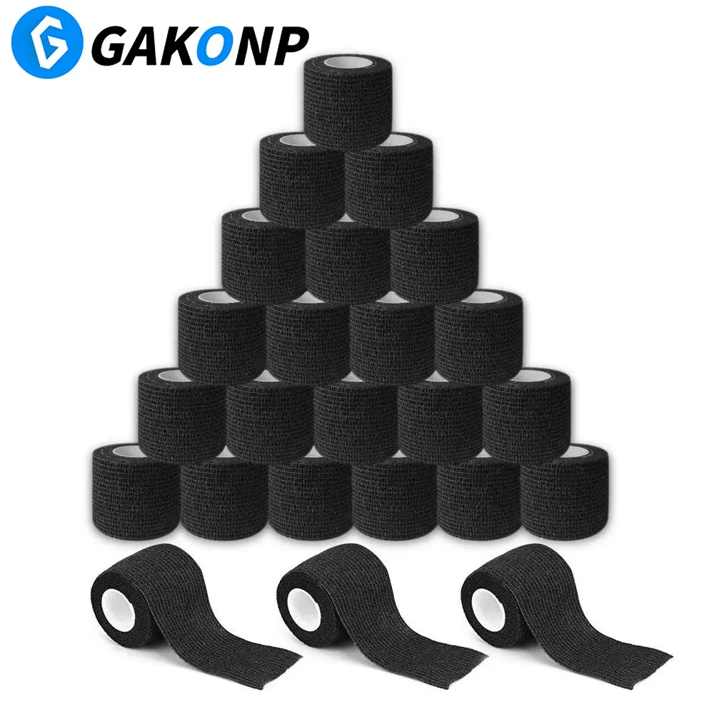 

Tattoo Grip Bandage Cover Wraps Tapes Elastic Bandage Cohesive Tattoo Grip Tape Self-adhesive Bandage for Tattoo Machine Grip