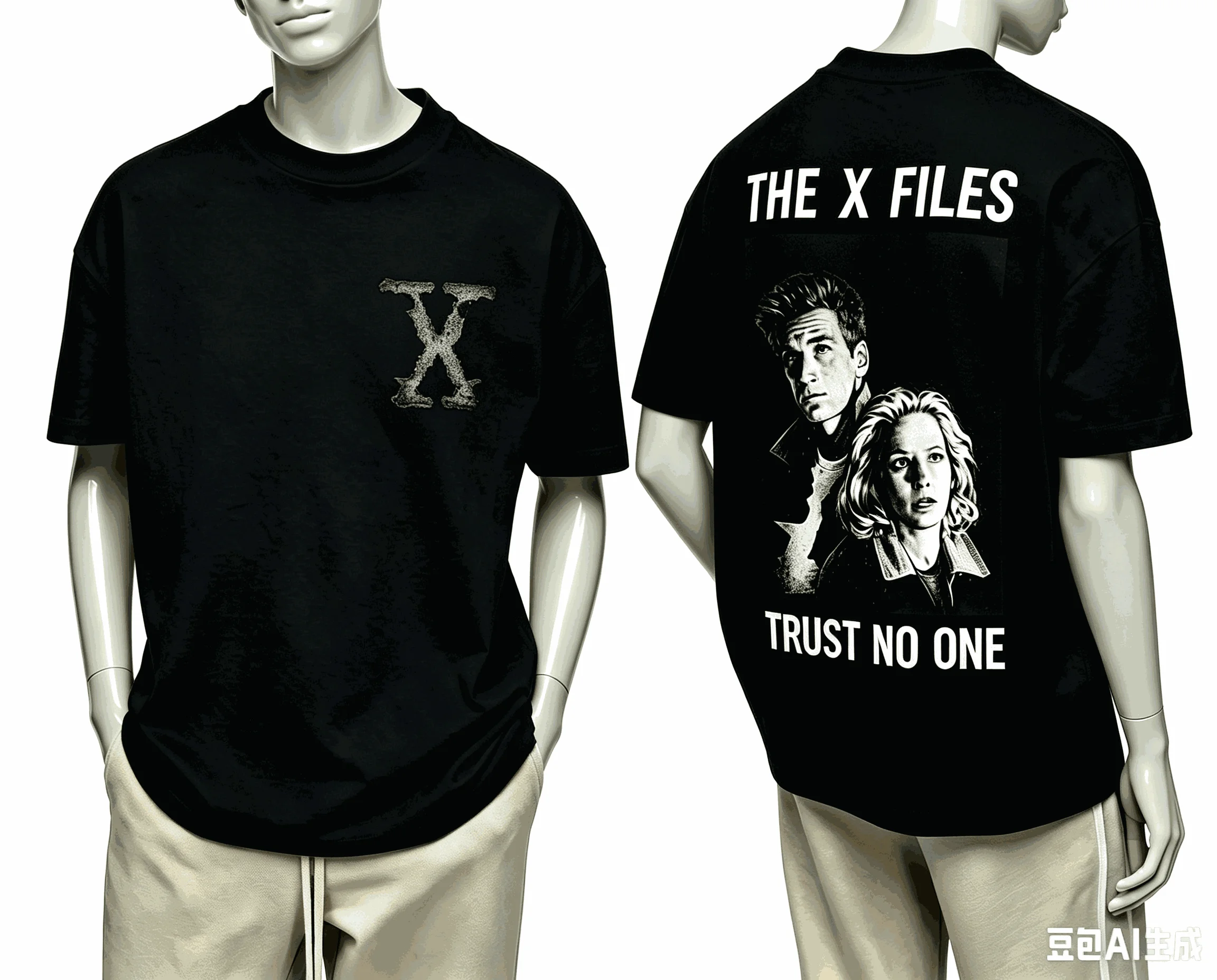 The X-Files for Fan Gift T-shirt Men Women Harajuku Oversized Unisex Short Sleeve Streetwear high quality Couples Classic soft