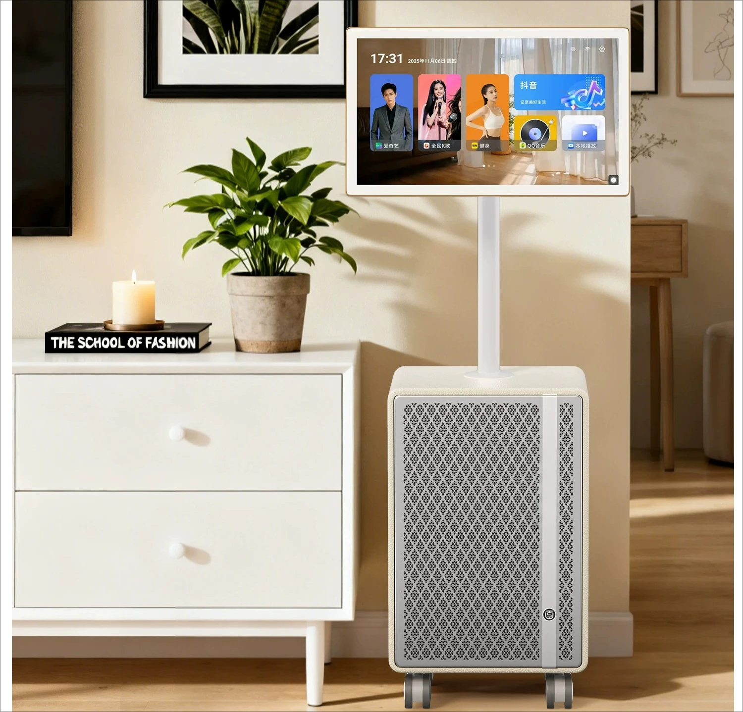 Girlfriend machine, family KTV audio set, karaoke microphone integrated, karaoke singing speaker