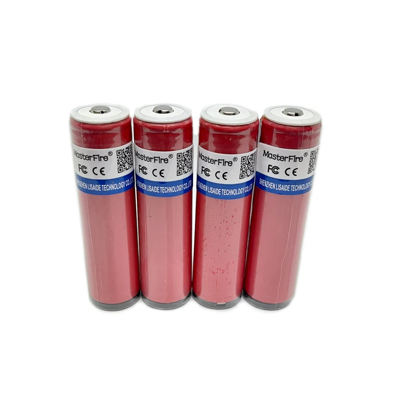 

4pcs/lot MasterFire NCR18650GA 3500mAh 3.7V 18650 Rechargeable Toy Flashlight Torch Protected Lithium Battery Cell 30A discharge