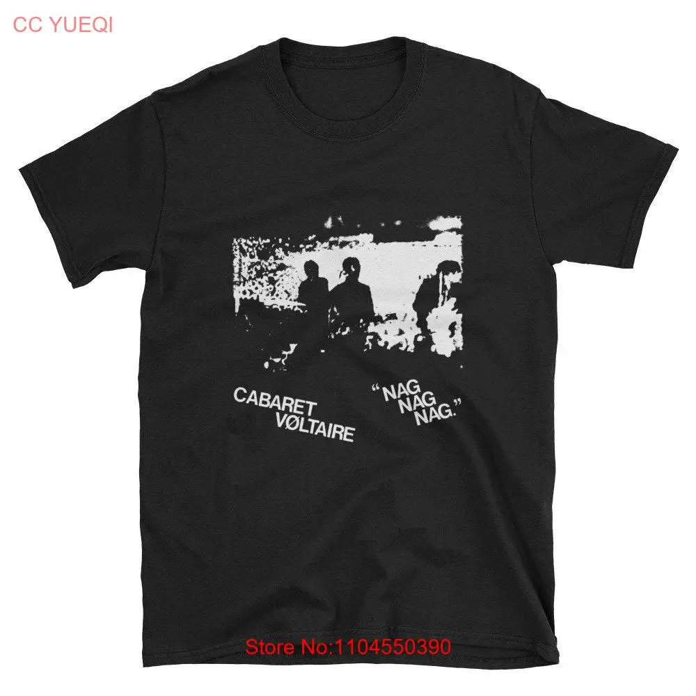 Cabaret Voltaire Nag 7, limitierte Auflage, klassisches schwarzes Tribut-T-Shirt, Unisex, lange oder kurze Ärmel