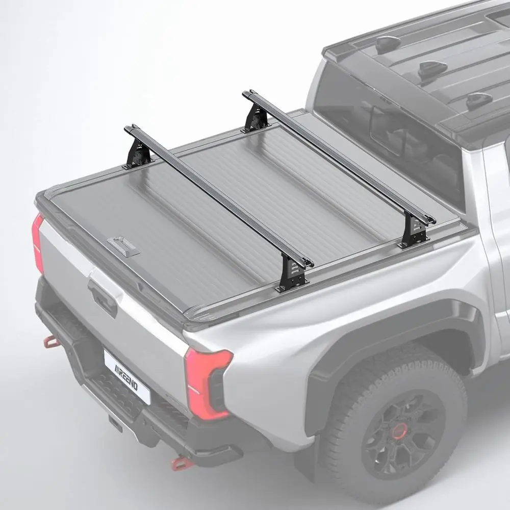 

Adjustable 68.8" Truck Bed Rack Cross Bars (2PCS), Heavy-Duty Aluminum T-Slot Crossbars Compatible with Mid-Size Trucks & Retrac