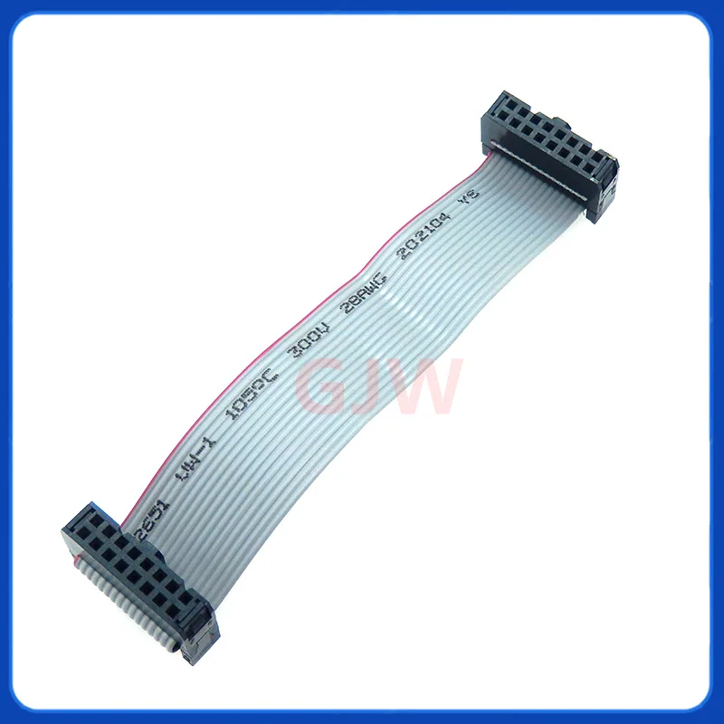 10pcs FC-16P 16Pin 2.54mm Pitch IDC Socket Extension Flat Ribbon Cable Wire10cm