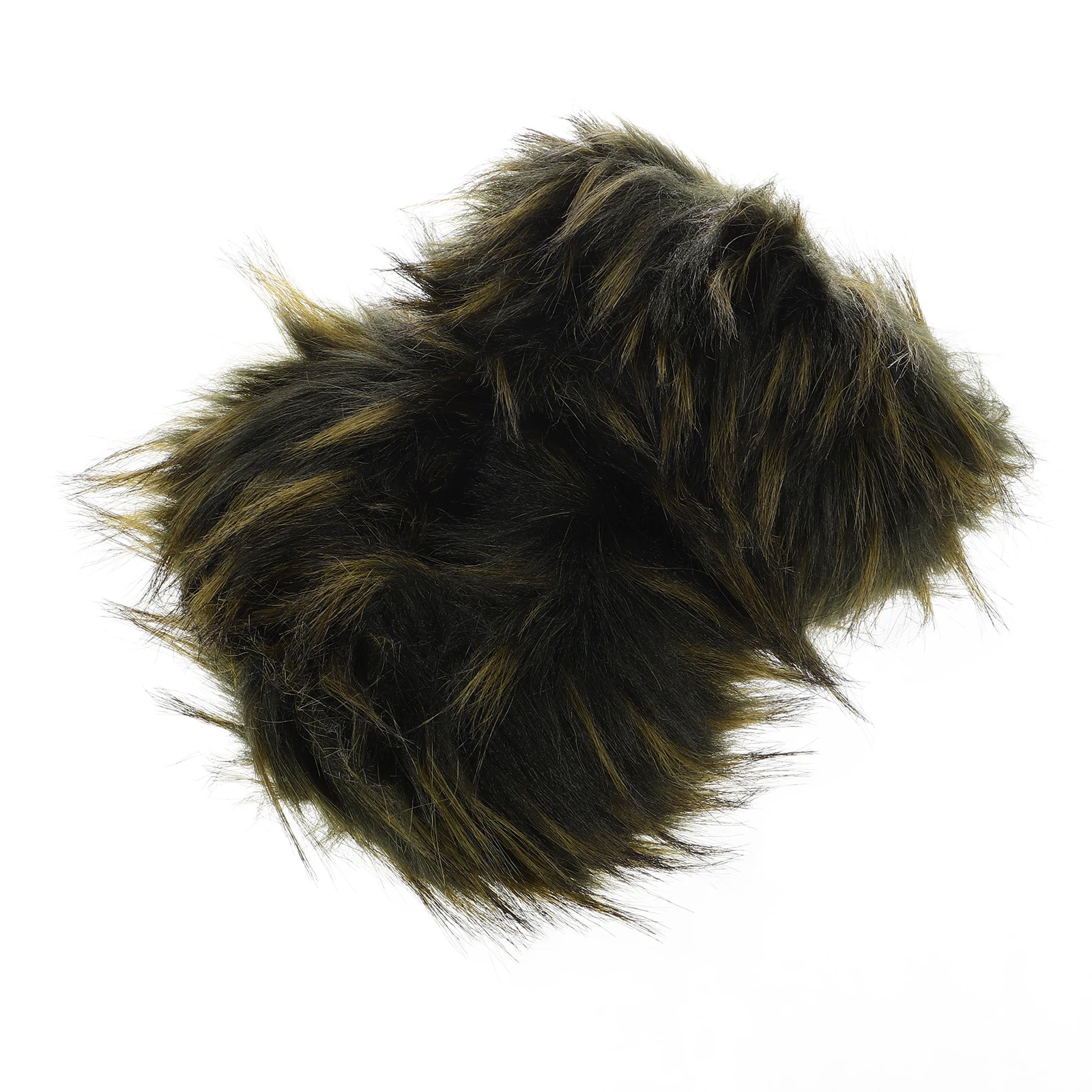 

Imitation Rabbit Hair Hand Ring Arm Warmers Women Olive Green Faux Wrist Cuff Man