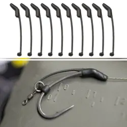 10pcs D-Rig Carp Fishing Accessories D Rig Aligners Hooks Anti Tangle Sleeves for Ronnie Rigs Tackle 29/32mm