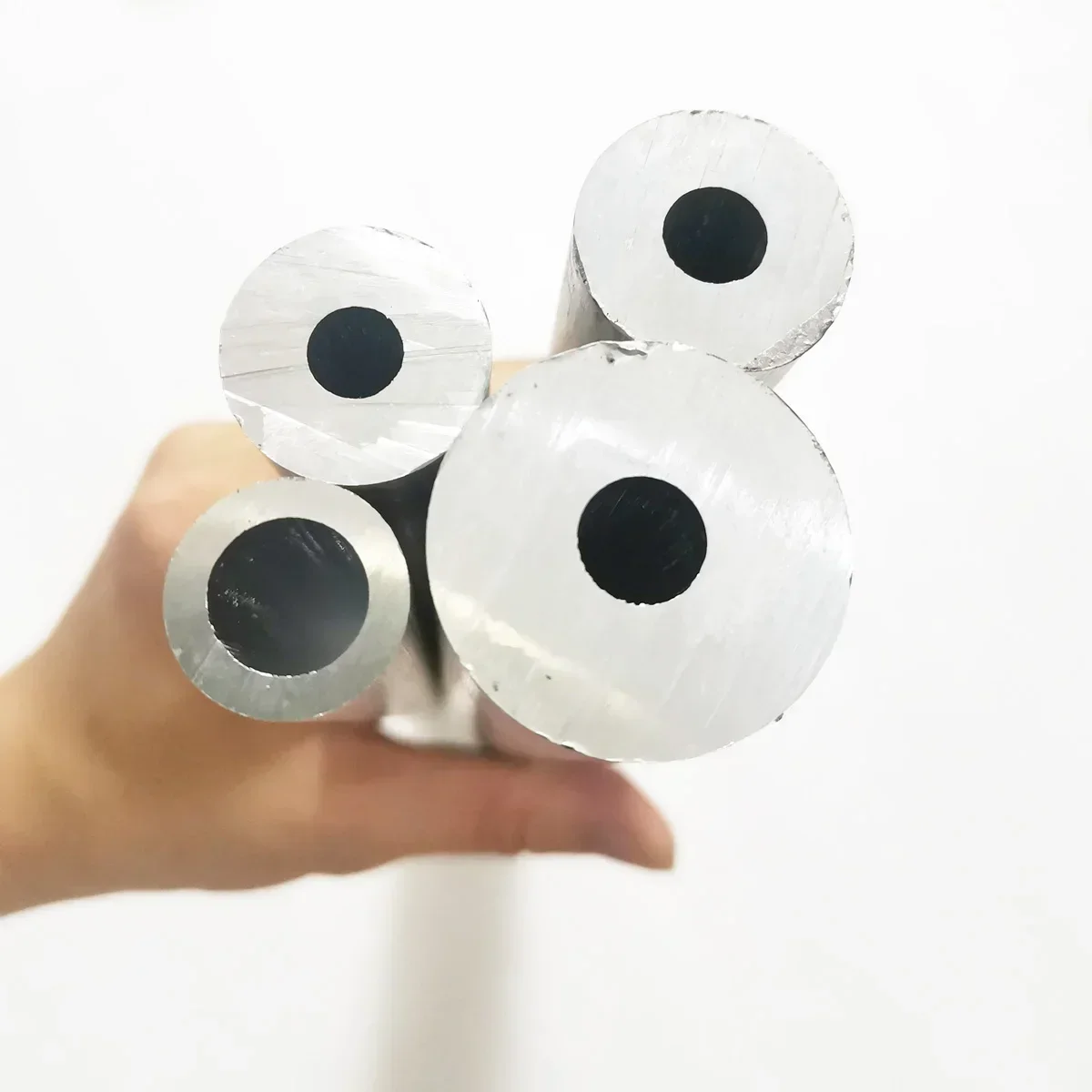 6063 Aluminum Alloy Tube Aluminium Pipe OD10-60mm ID4-54mm Wall Thickness 3mm Straight Hollow Round Pipes Plumbing Metal