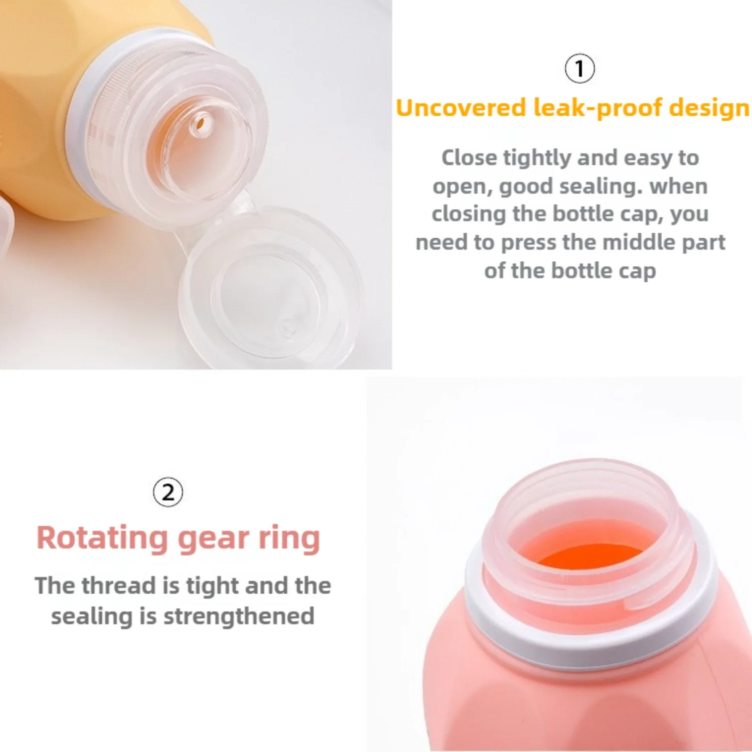 1 قطعة 90 مللي بالون مثمن زجاجات السيليكون الأعمال السفر الشامبو مستحضرات التجميل غسول أدوات الزينة المحمولة الحاويات مانعة للتسرب