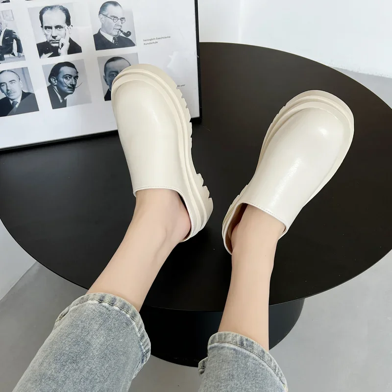 Women's Slippers 2024 Spring Fashion Women Shoes Platform Solid Color Shoes for Women Wedges Flip Flops Women Zapatillas Mujer