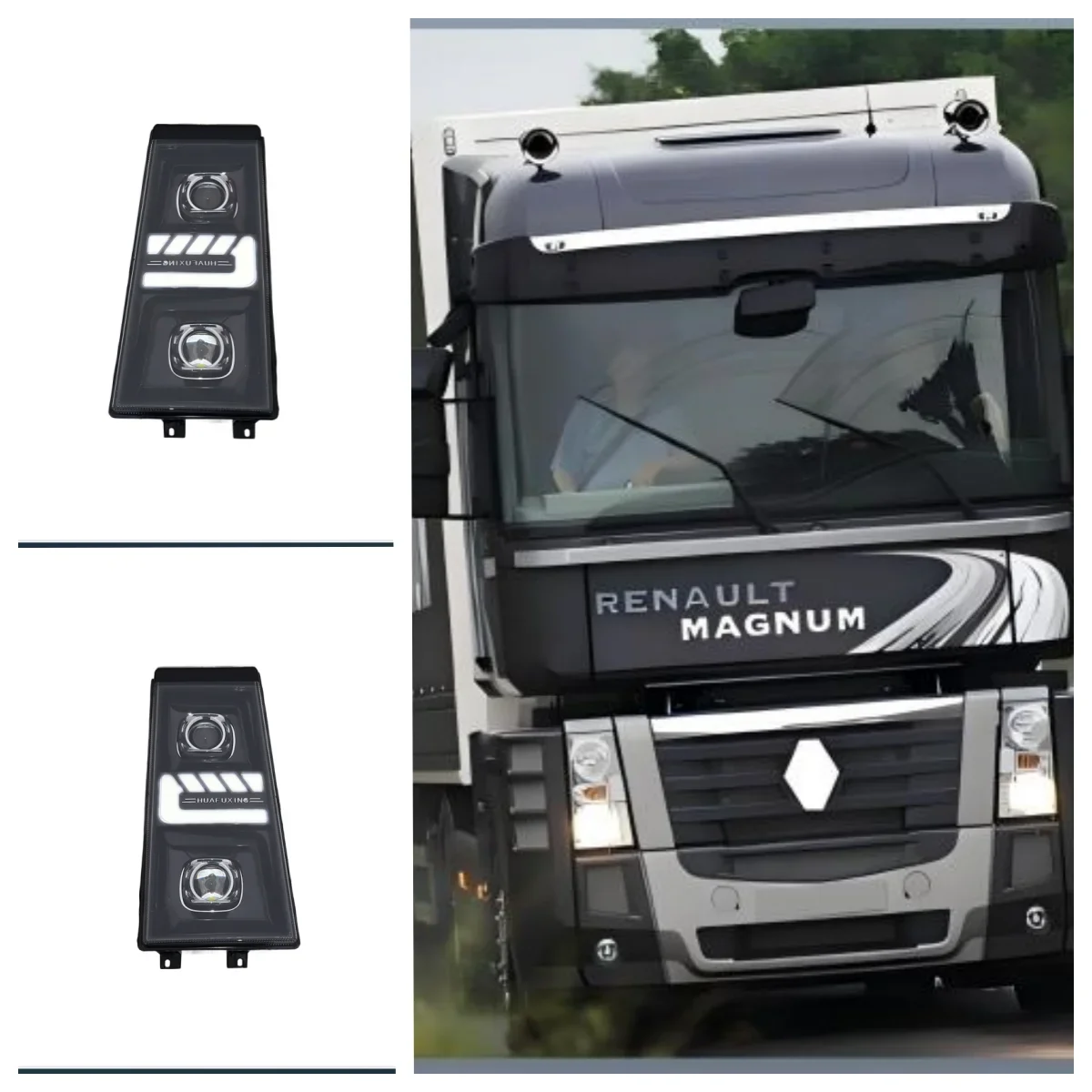 1 Pcs 24V for RENAULT MAGNUM lorry full LED headlight 5010623619 5010623620
