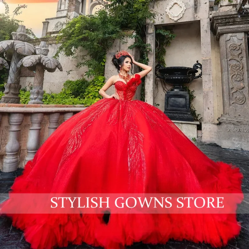 

Привлекательные платья Quinceanera для девочек, тюлевые платья без рукавов с аппликациями и рюшами, Vestidos Para Quinceanera по индивидуальному заказу