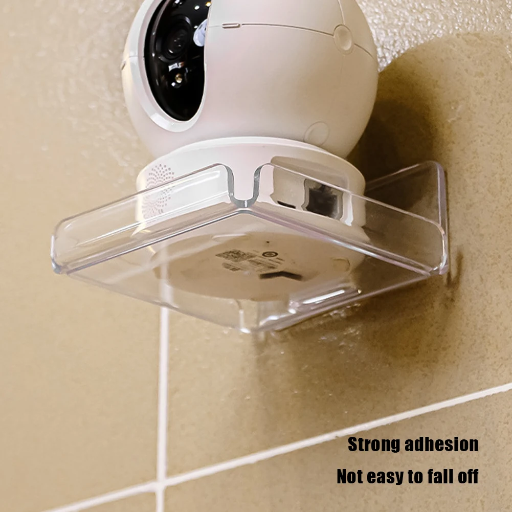 Small  Camera Wall Mounting Bracket Versatile Acrylic Storage Rack Waterproof Transparent for Speakers Plants Books