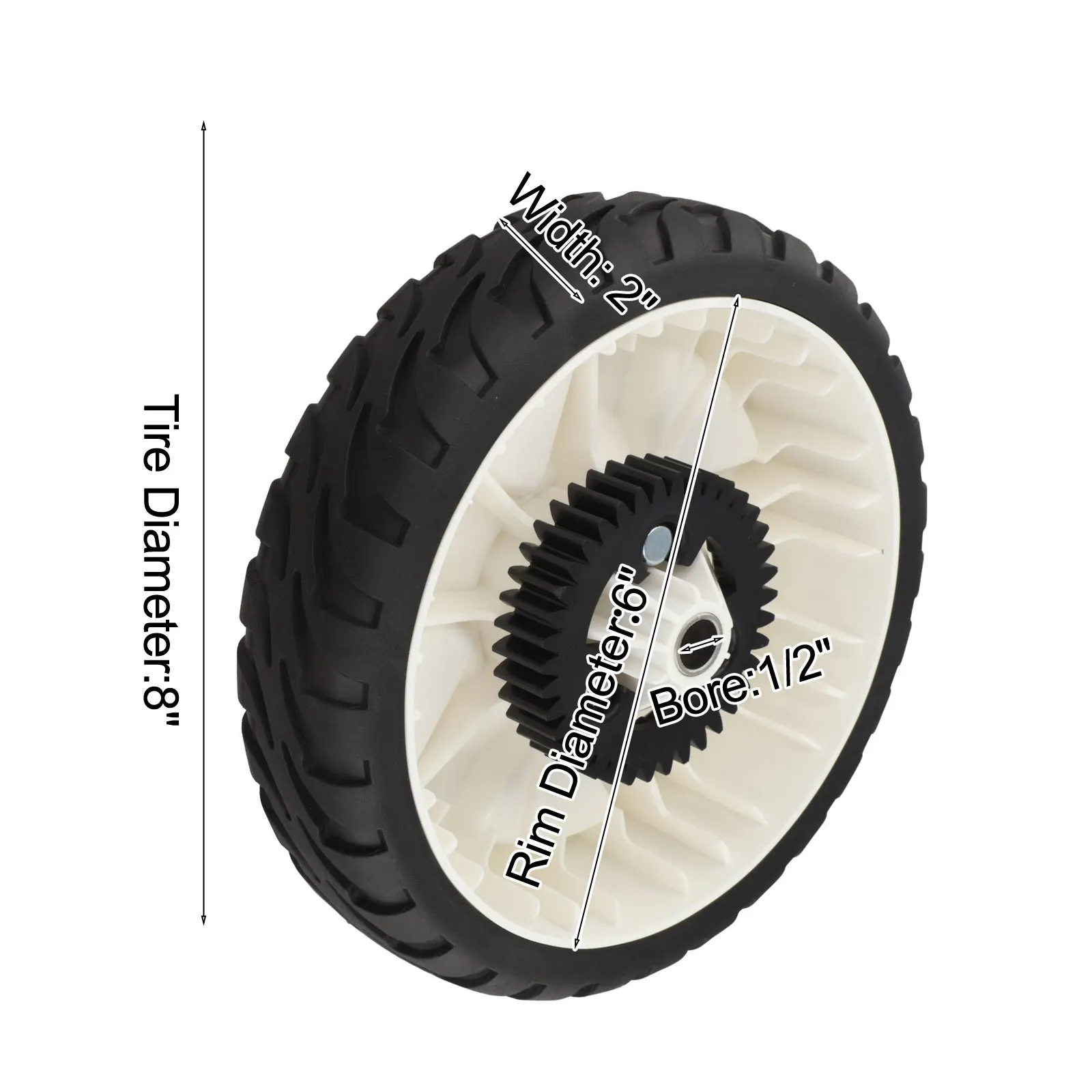 1/2 Pcs 115-4695 138-3216 8 In Mower Rear Wheel Replacement For Toro 22 In Push Mowers Garden Accessories