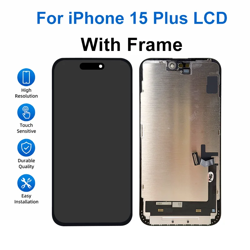 OLED For iPhone 15 LCD 15 Plus Display With 3D Touch Screen Digitizer Incell For iPhone 15 Pro Screen 15 Pro Max Display Repair image 3