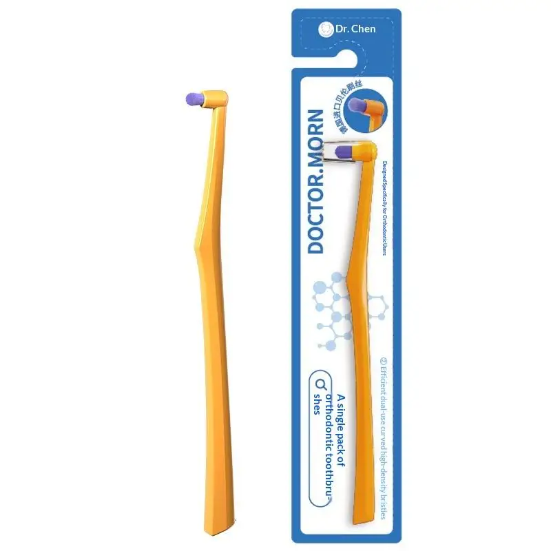 Soft Hair Adult Oral Care Tools Small Head Single Bundle Interdental Brush Angle Floss Teeth Cleaning Toothbrush