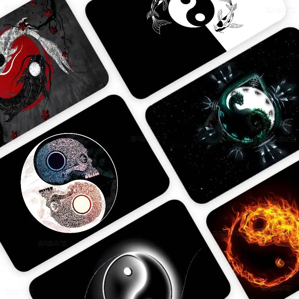 Chinese Tai Chi Bagua Yin Yang 2024 Anime Cartoon Skin Stickers Film Tape Case for Big Credit Debit Card Front Side