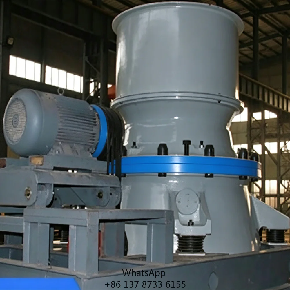Professional Single Cylinder Hydraulic Cone Crusher Machine With AC Motor High Productivity For Hard Ore Rock Crushing Aggregate