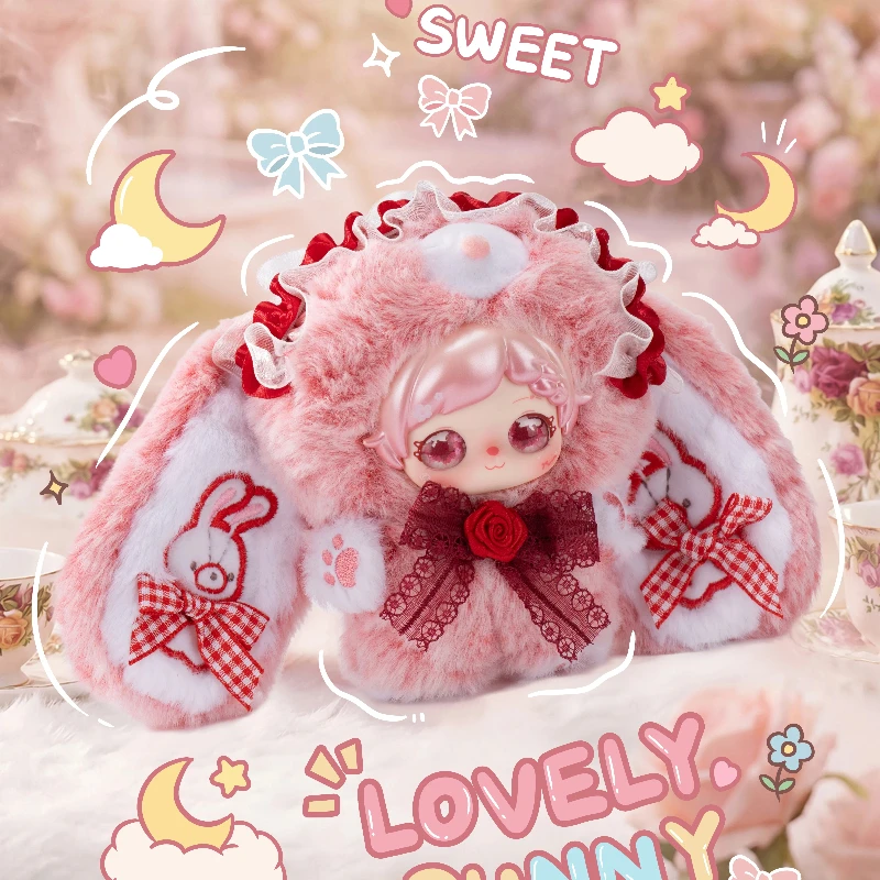 Nueva Serie Pixie Zoey Bunny, Caja Sorpresa con Peluche, Figura Coleccionable, Llavero, Muñeca Suave y Linda, Regalo Creativo de Cumpleaños para Niñas