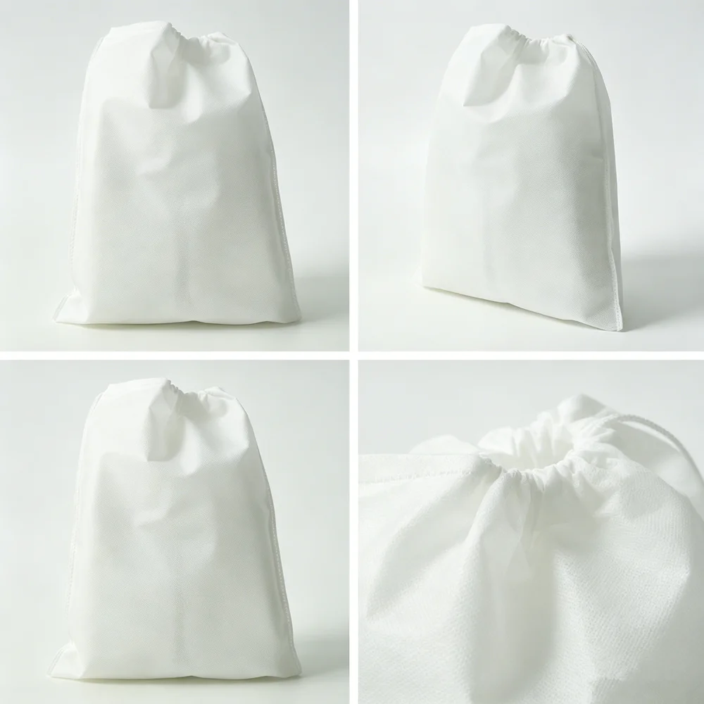 50Pcs Multifunctional Non Woven Fabric Travel Shoes Storage Bags Drawstring Bags Toy Building Block dustproof Home Storage Bag