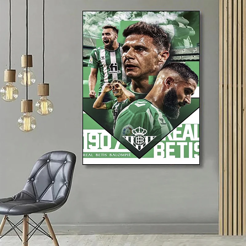 2024 New 5D DIY R-Real Betis Balompie Diamond Painting Kit Soccer Diamond Embroidery Color Oil Hand Mosaic home decor