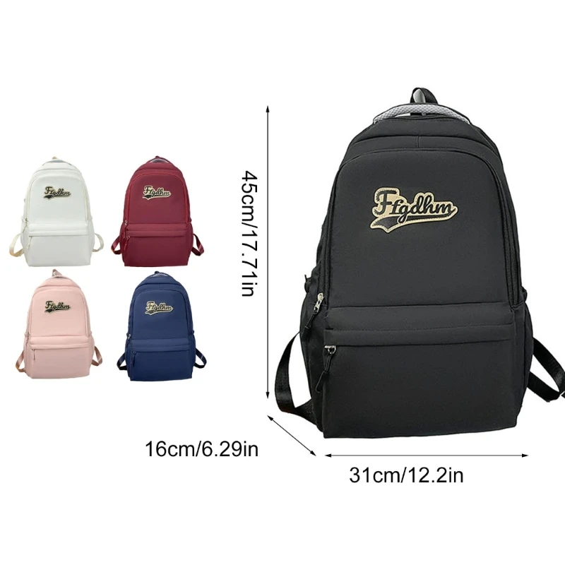 Women Large Capacity Backpack Student School Backpack Man Travel Backpack Korean Casual Backpack Laptop Backpack