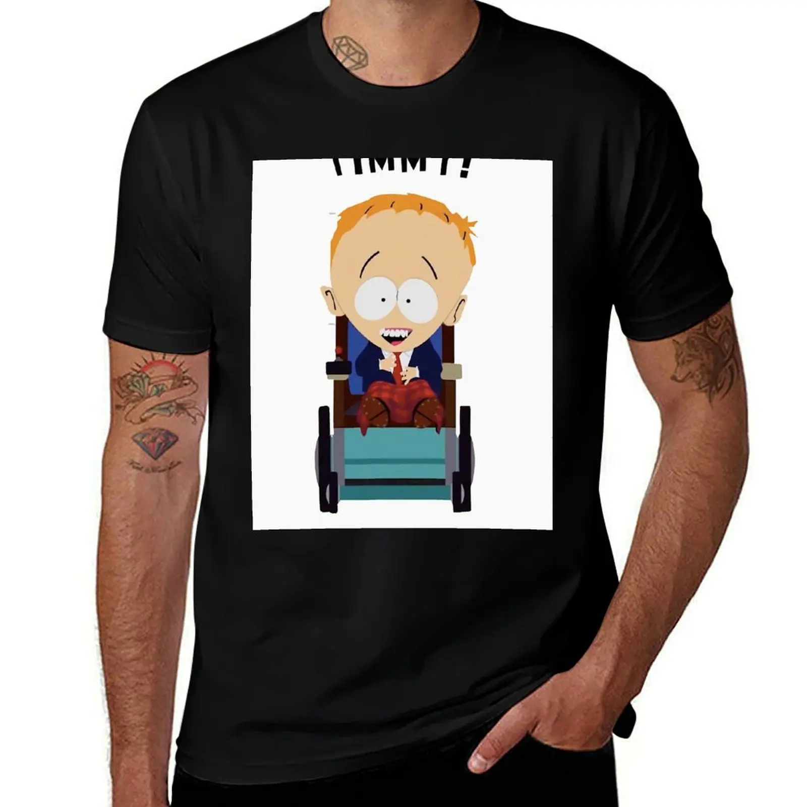 

South Park - Timmy! T-Shirt T-Shirt customs summer top oversized t shirt mens plain t shirts