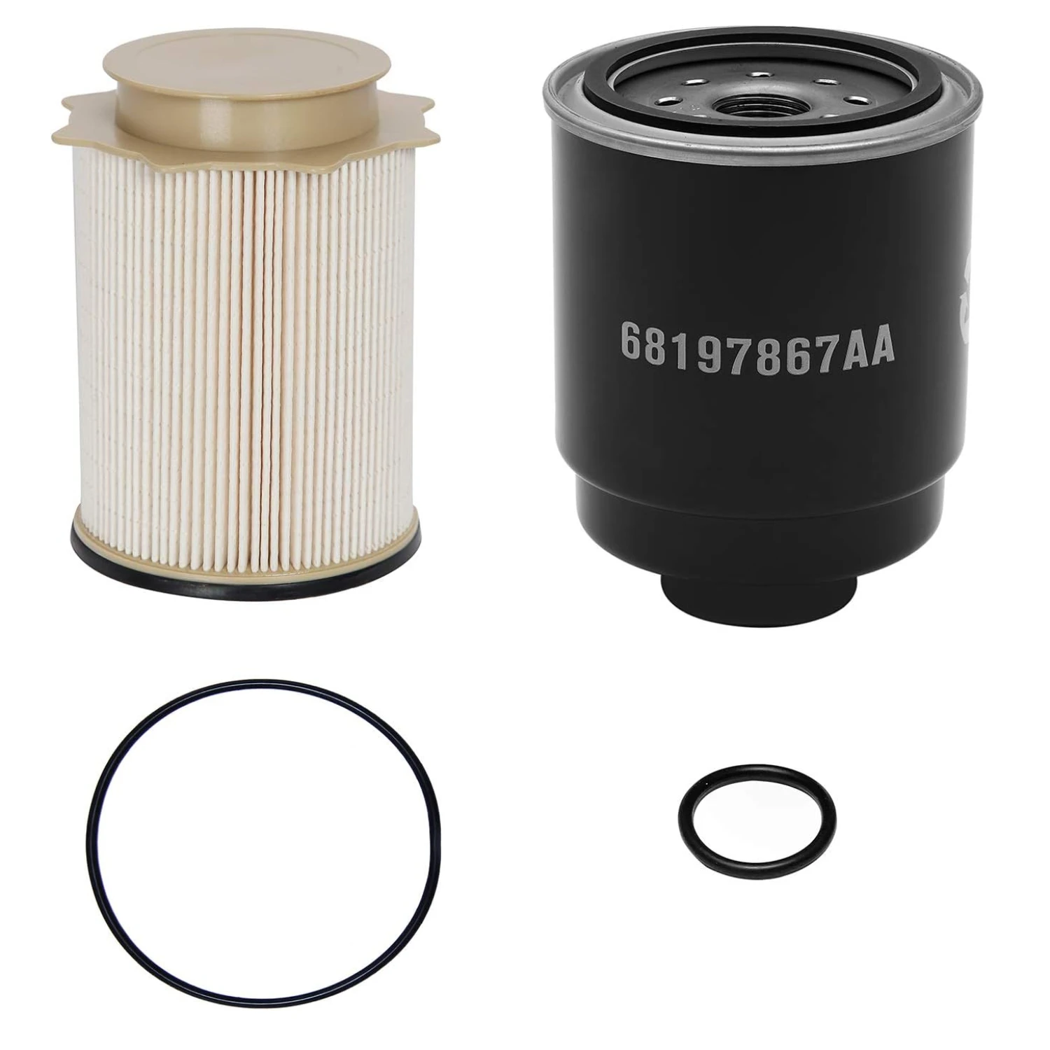 

6.7L Cummins Fuel Filter Water Separator Set Replacement for 2013-2018 Dodge Ram 2500 3500 4500 5500 6.7L Cummins Turbo Diesel