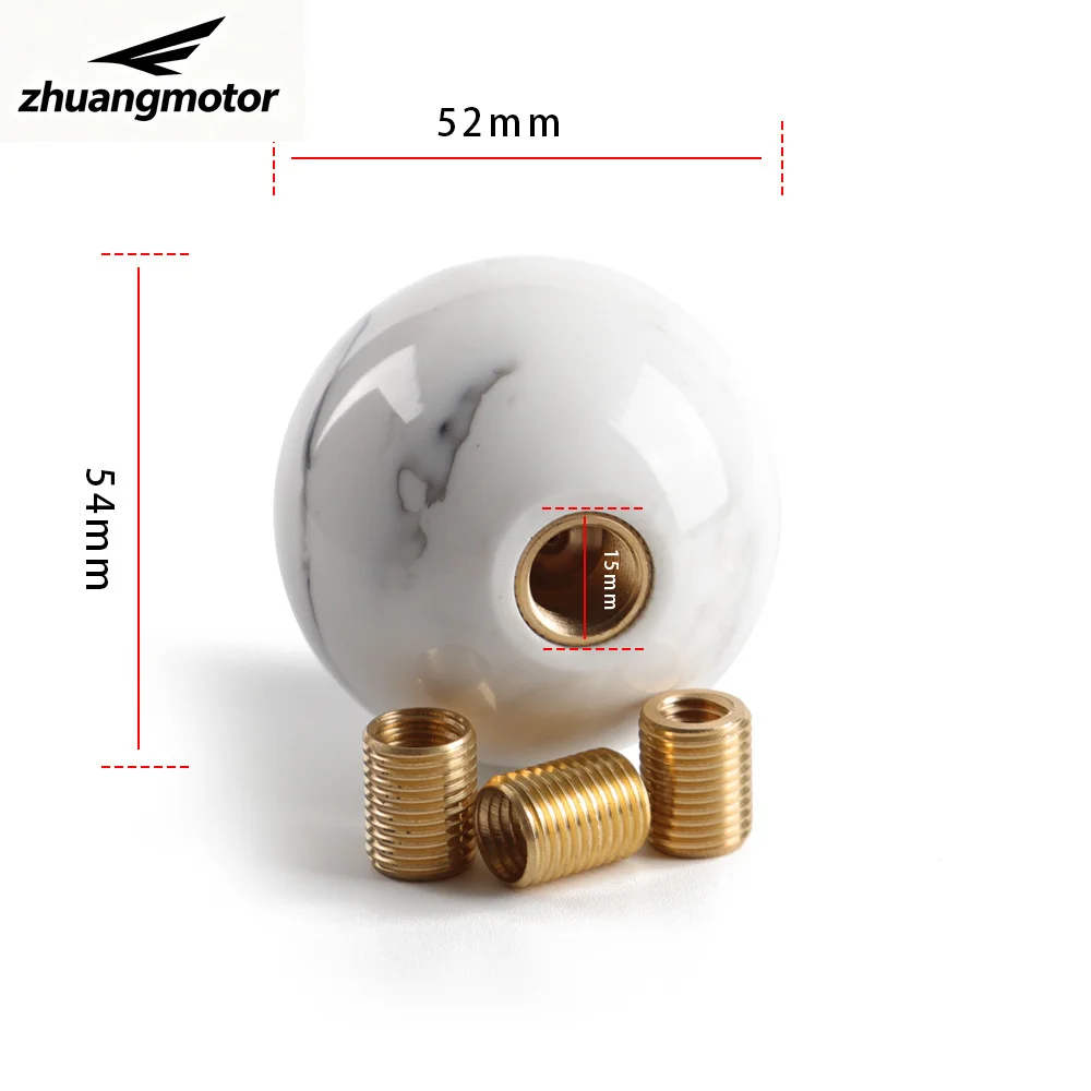 Universal Acrylic Crystal Bubble Car Gear Shift Knob AT MT Car Gear Knob Stick Lever Head Shifter Auto Accessories