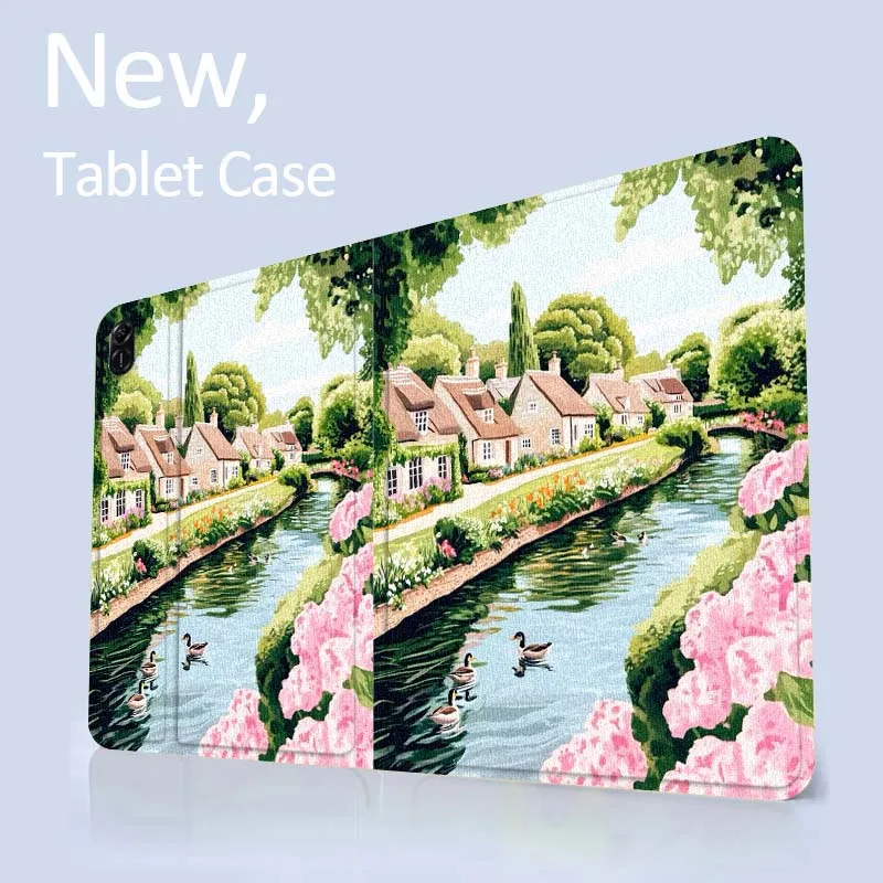 Creative Landscape Design Tablet Case For Honor Tab Pad 6 7 8 9 X8 V7 V8 X9 13 X8a X9a Pro 10 Magic GT GT2 10.1 13.3 Inch