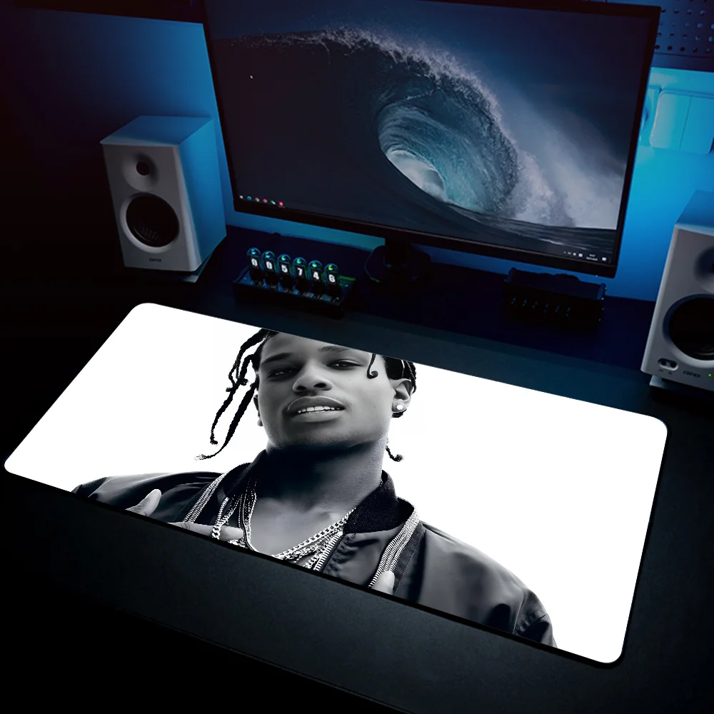 rapper A-Asap Rocky  Mousepad Mouse Mat Desk Mat With Pad Gaming Accessories Prime Gaming XXL Keyboard Pad