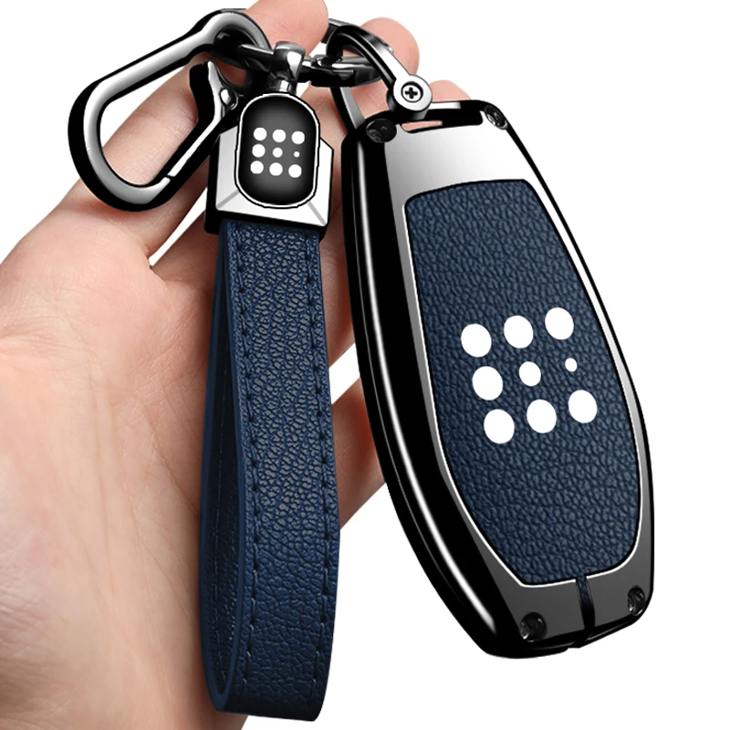 Zinc alloy car key protective cover box, suitable for Dongfeng Landian Seres 3 5 E5 DFSK Evolute i-space i-Pro car keychains