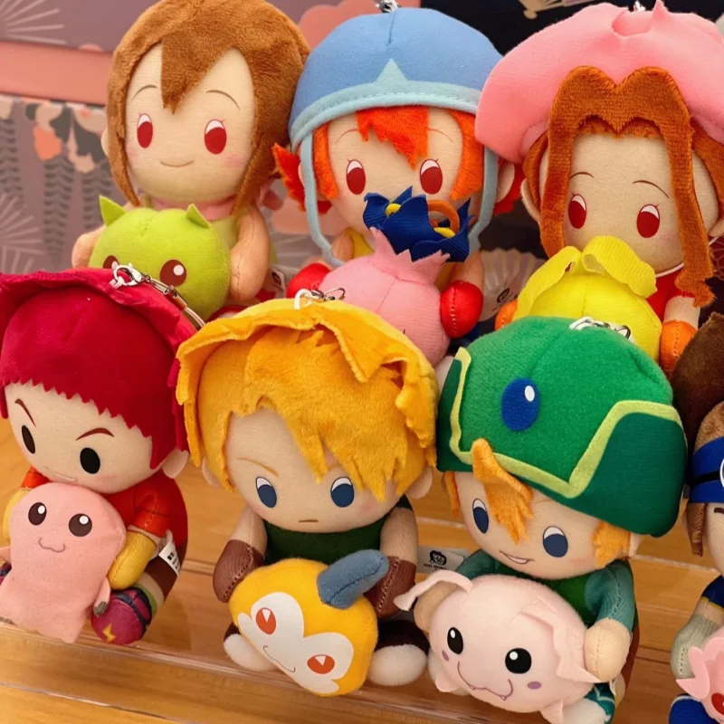 

Плюшевая кукла-подвеска Juanmaoshe Digimon Blind Box (в наличии), сидячая, магнитная, Тайчи, Ямато, Коромон, коллекция аниме