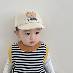 Casquette de baseball réglable avec bec de canard pour bébé garçon et fille, chapeau mignon pour enfant en bas âge, automne et hiver