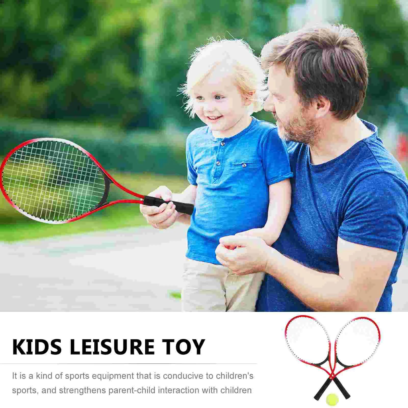 Children's Tennis Racket Toy Outdoor Sports Rackets with Ball Kids Beach Plaything Leisure Children’s Toys