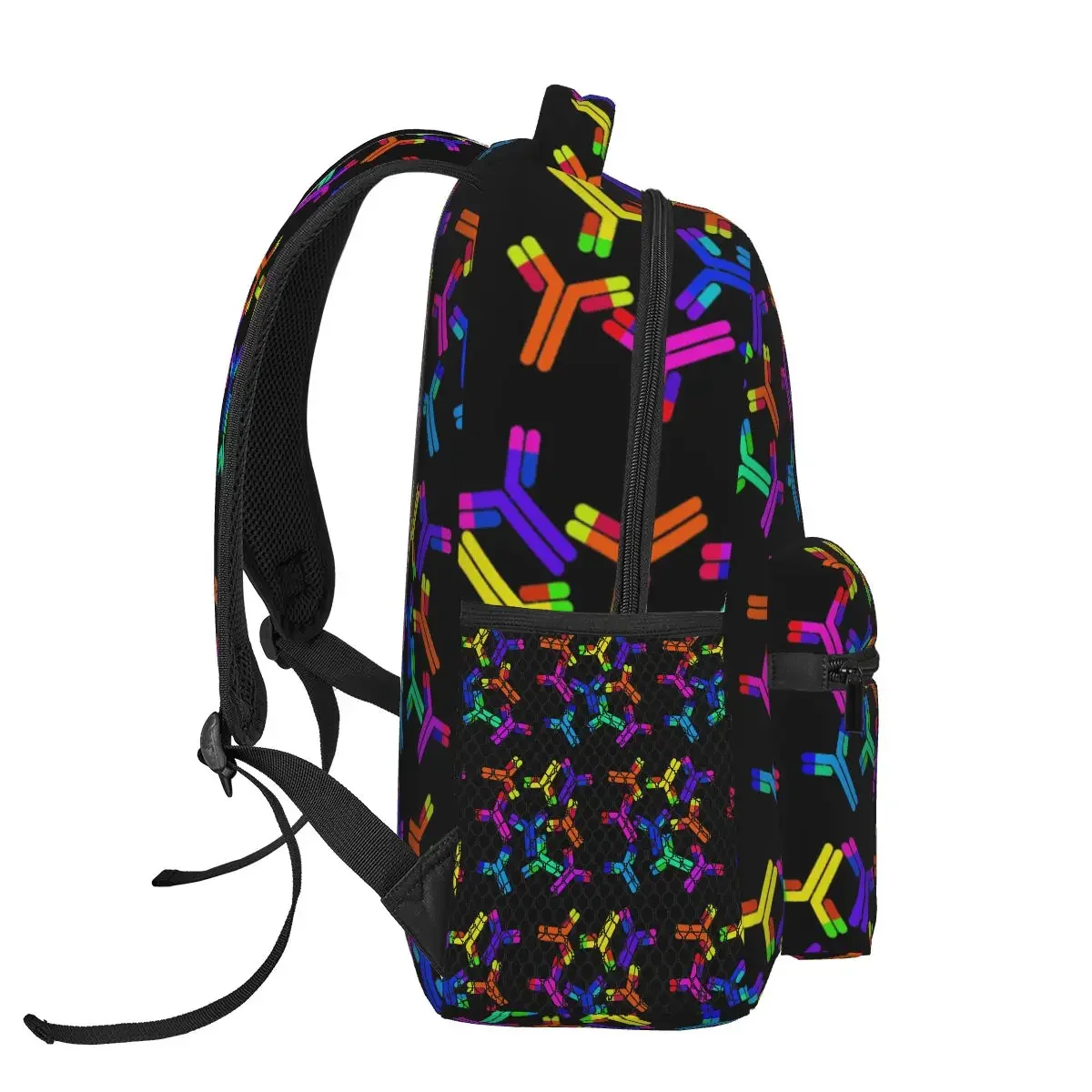 Anticorpo Cor Pop Mochilas para Meninos e Meninas, Mochilas Escolares, Estudantes Bookbag, Mochila Laptop Dos Desenhos Animados, Bolsa De Ombro