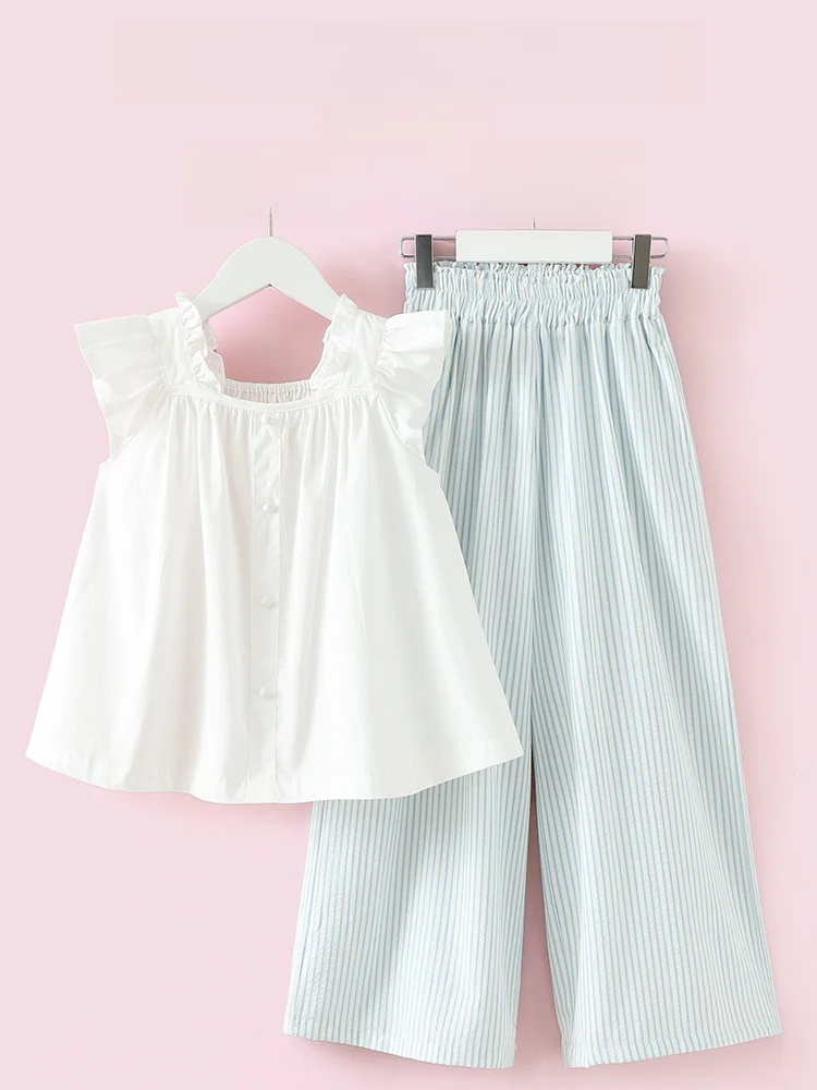 girls-summer-outfit-2026-new-style-casual-flying-sleeve-doll-shirt-children-yamamoto-pants-two-piece-set-thin-breathable
