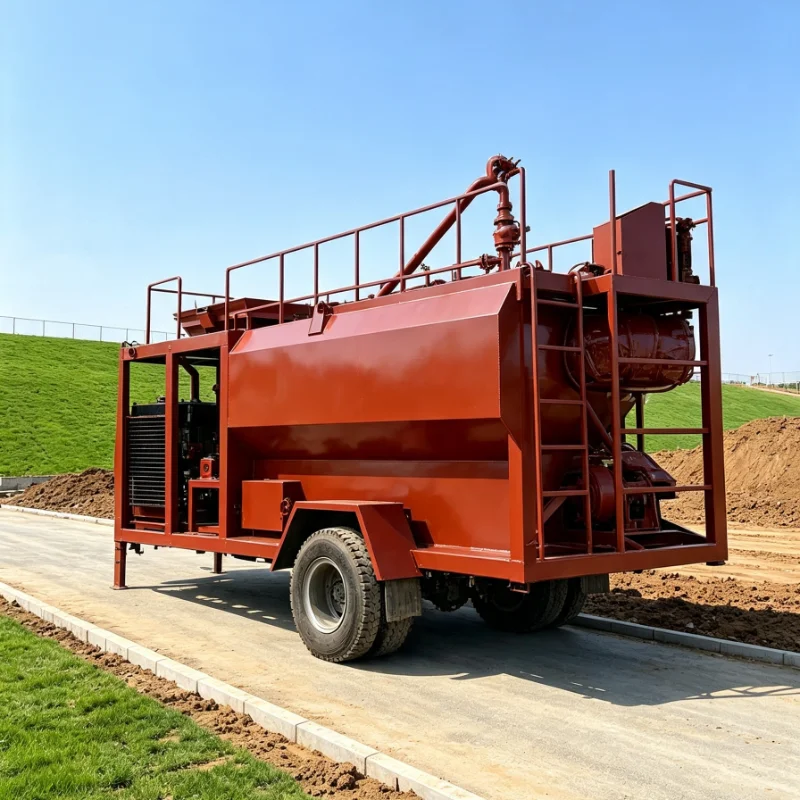 Hydroseeder Spraying Equipment Wear Resistant Pipeline Component For Ecological Restoration Dam Slope Vegetation Rebuild Work