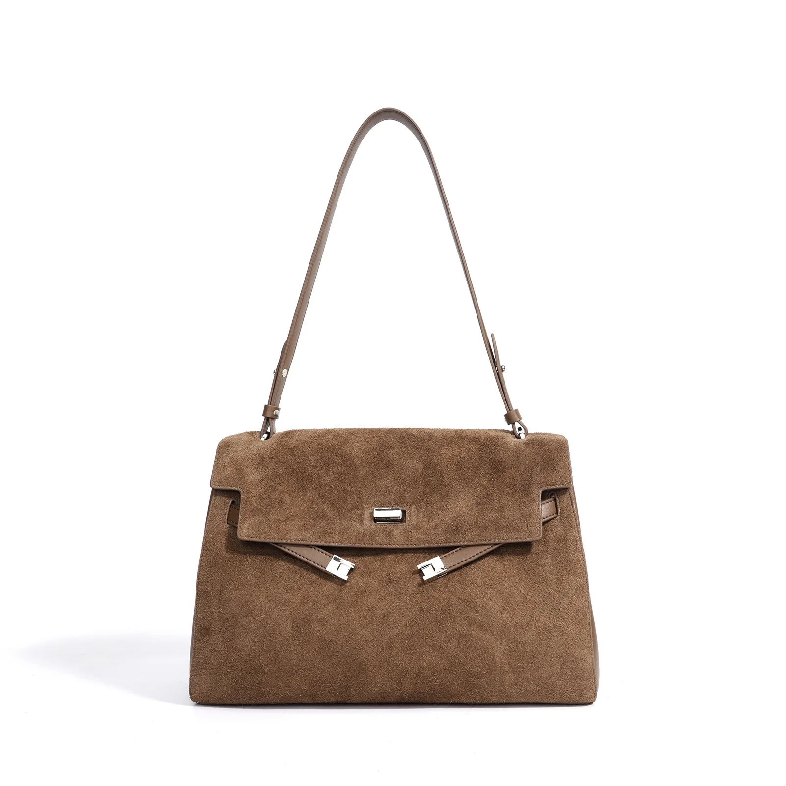 

New Women's Bag Vintage Minimalist Genuine Leather Tote Versatile Messenger Bag Top Handle Underarm Crossbody Bag for Commute