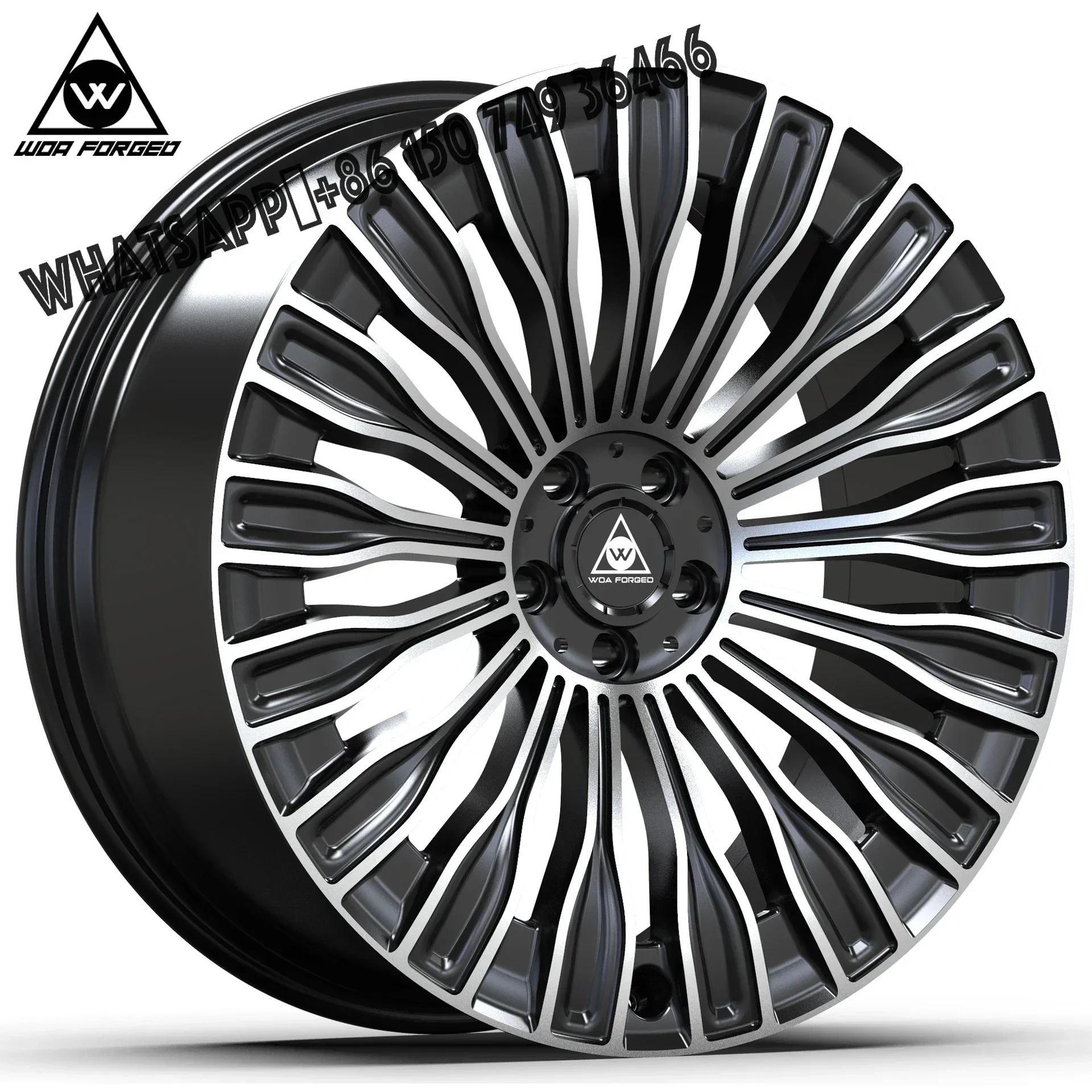 6061-T6 19 20 21 Inch Rim Set 5-DOUBLE-SPOKES Forged Wheels for Mercedes-Benz AMG C63 C-CLASS C205/A205
