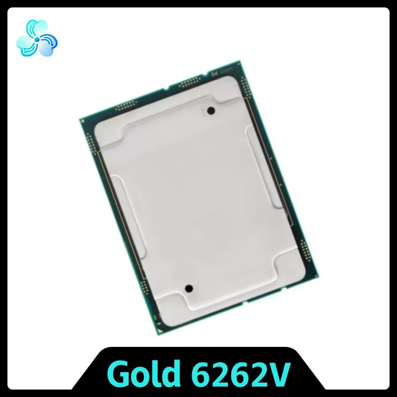 Xeon Gold 6262V CPU SRFQ4 1.9GHz 33MB 24-Cores 48-Thread 135W LGA3647 CPU Processor for Server Motherboard GOLD6262V