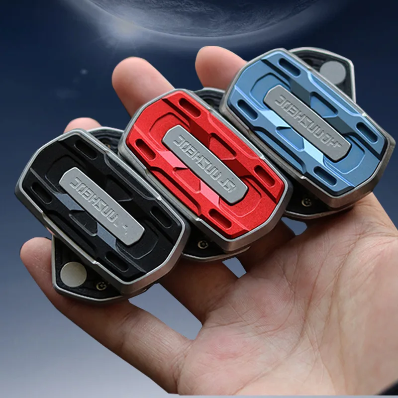 

EDC Push Cards Металлические игрушки для взрослых 360° ° Push Fidget Slider СДВГ Магнит Fidget для снятия стресса с тревоги, гироскоп на кончике пальца