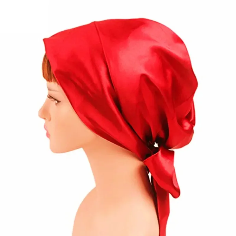 

100% Silk Square Solid Color All Silk Scarf Pure Silk Headscarf