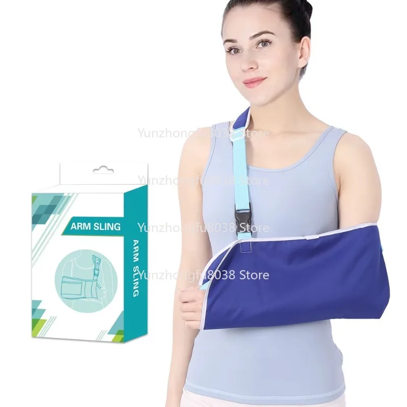 Fixator Fracture Orthopedic Adjustable, Medical Breathable Elbow Forearm Break Support, Shoulder Support with Arm Sling