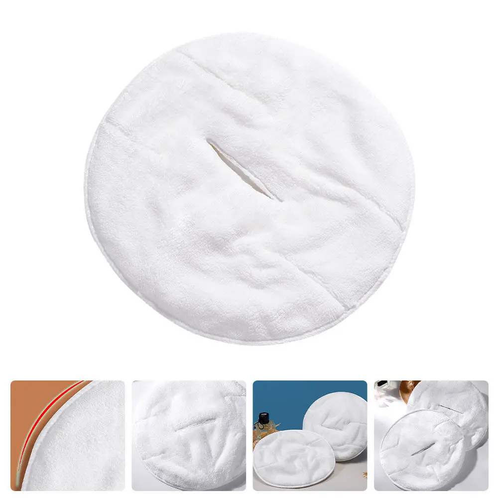 

Coral Fleece Face Mask Towels White Moisturizing Reusable Cold Hot Compress Towels Women Face Care Daily Skin Beauty Supplies