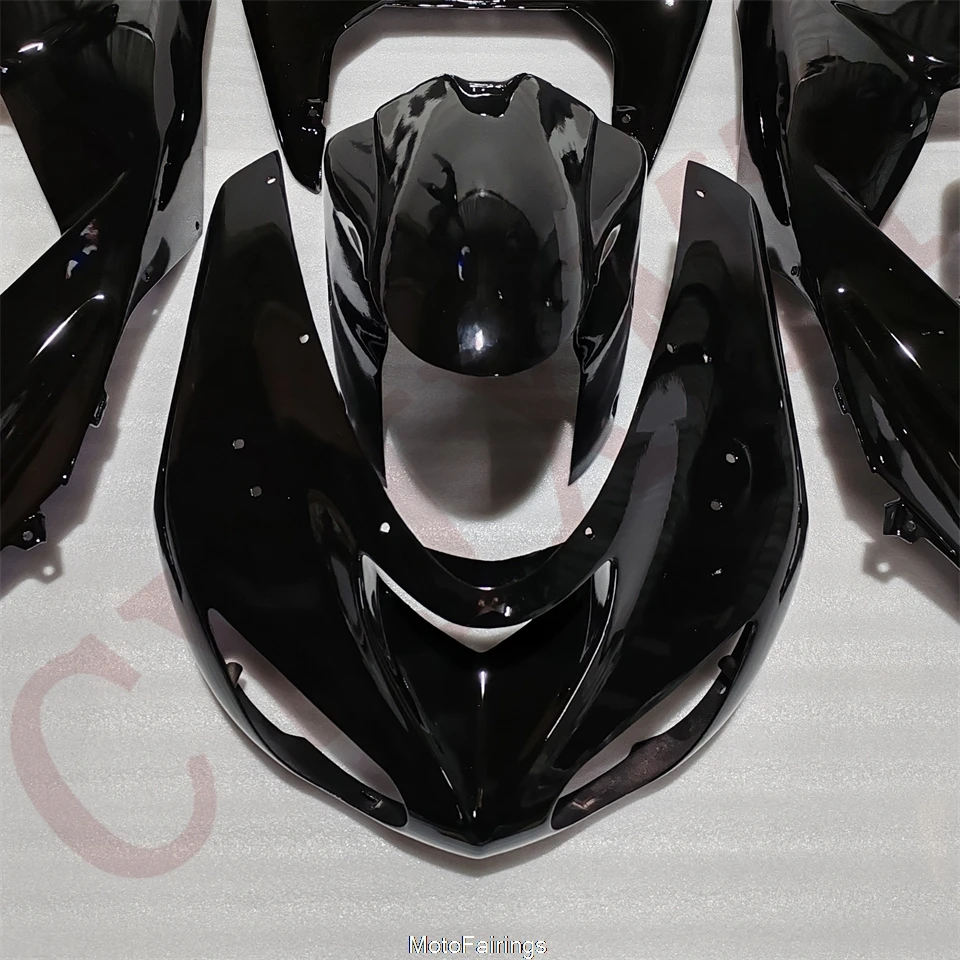 ABS Motorcycles Fairings for Kawasaki ZX10R ZX-10R 2006 2007 Fairing Kit fit ZX 10R 06 07 Black Plastic Cove