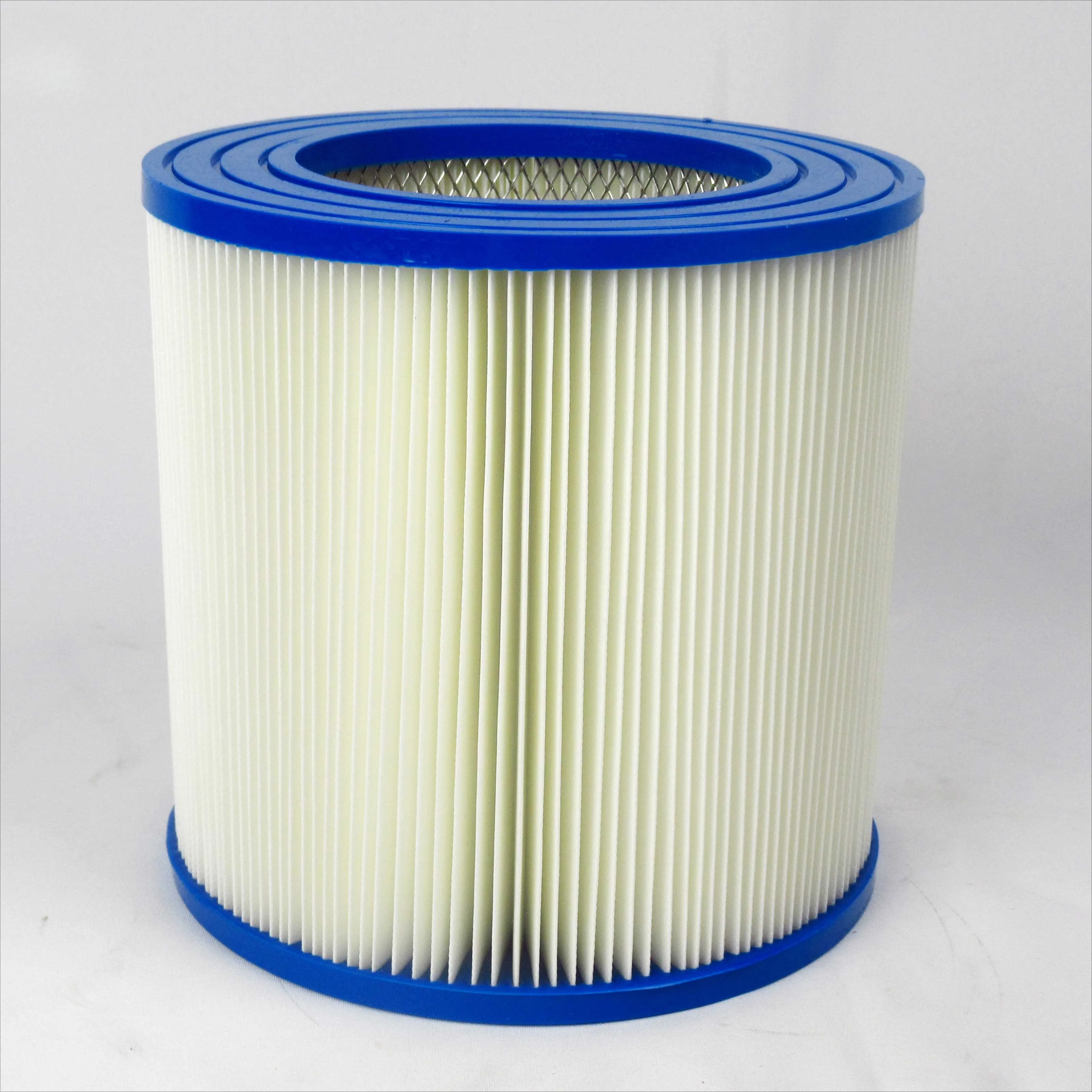 Manufacturer Direct Sale New Customized  152*250*245 Blue PU End Cap  Polyester Fabric  304 Internal Skeleton Air  Filter