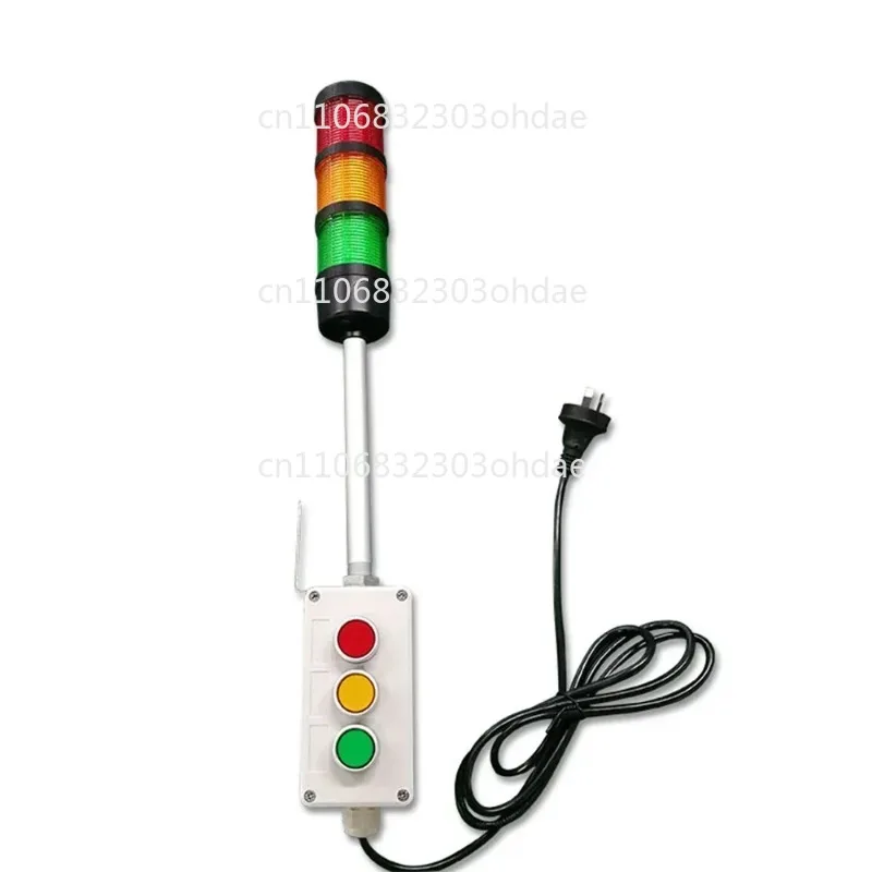 

Одобренная CE сигнальная лампа безопасности с кнопкой управления 24 В/100-240 В