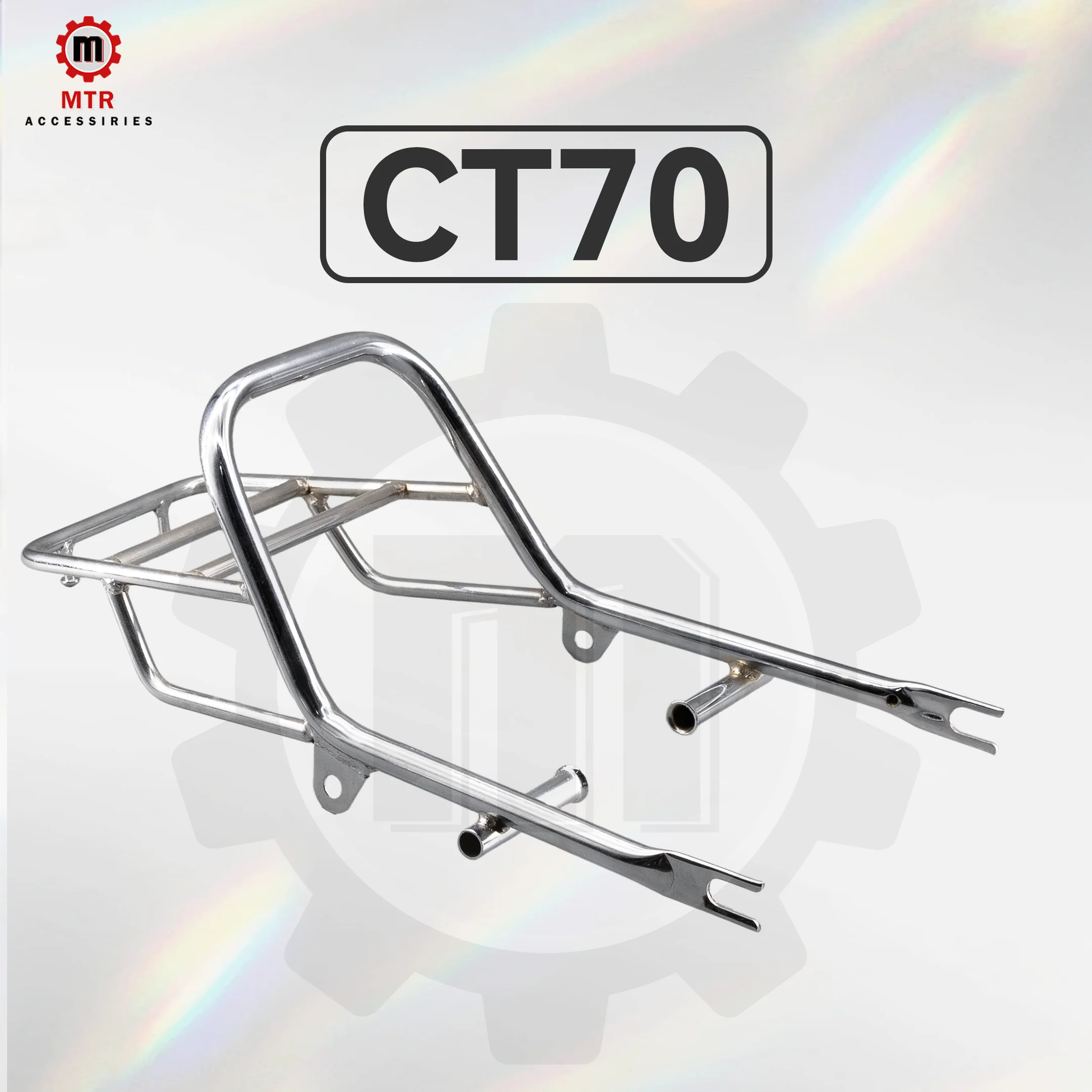 Rear Rack CT70 Rear Carrier DAX CT70 Luggage Rack Silver Steel CT70 Parts Motorcycles Accessories