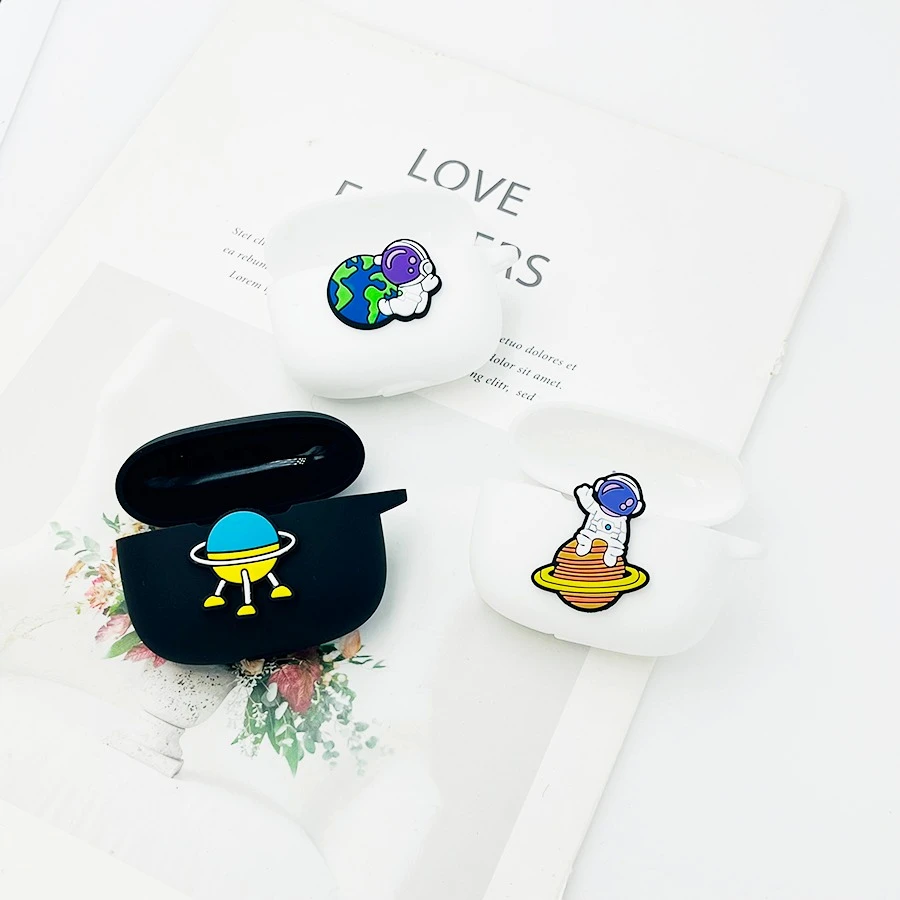 Чехол для наушников с забавным рисунком для Haylou GT6 GT5 T15 GT3 T33 HQ3 T018, силиконовый чехол для Haylou Moripods ANC, чехол Чехол для наушников с забавным рисунком для Haylou GT6 GT5 T15 GT3 T33 HQ3 T018, силиконовый чехол для Haylou Moripods ANC, чехол