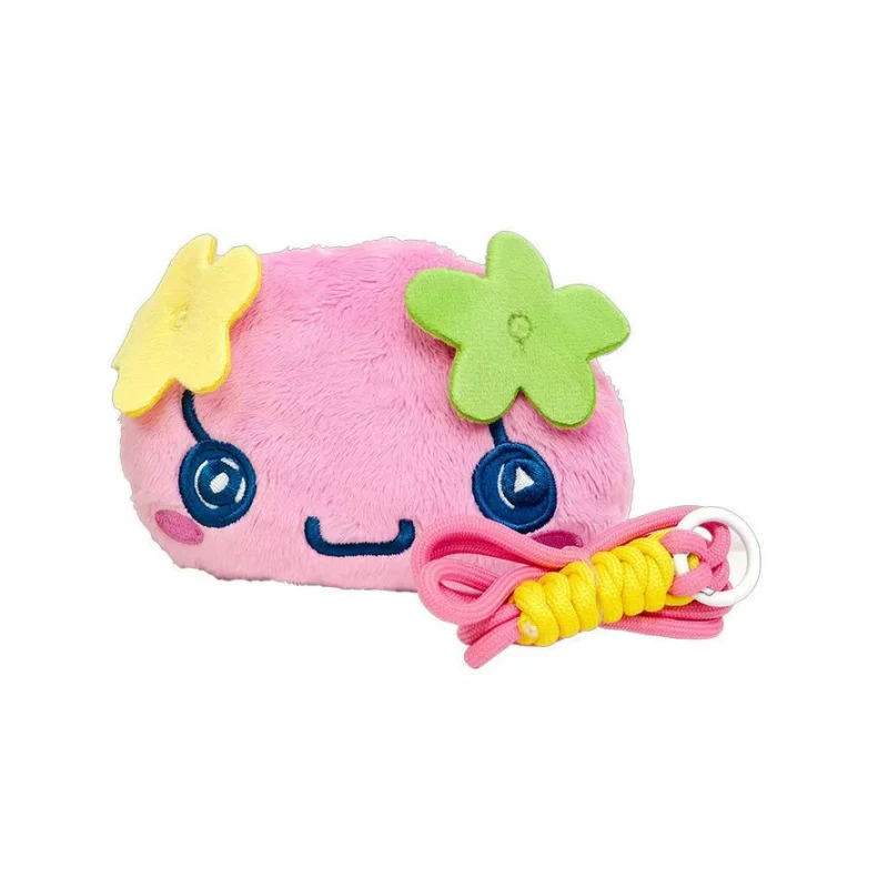 Tamagotchi Mametchi Huahuachi سماعة حقيبة الحيوانات الأليفة الإلكترونية أفخم دمية قلادة فتاة على ظهره سستة الديكور الشنق لعبة الهدايا