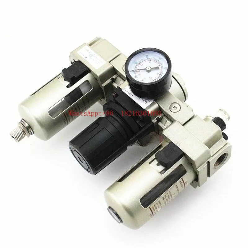 

Air Source Treatment Triplex AF4000-04+AR4000-04+AL4000-04 Oil-water Separation and Filtration Combination